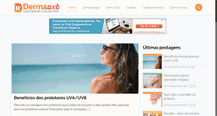 Desktop Screenshot of dermaweb.com.br